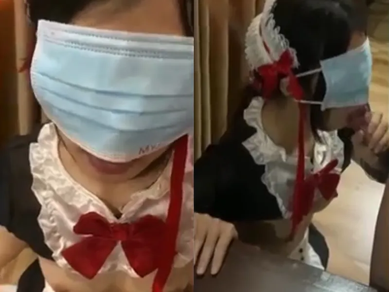 Gấu việt dâm cosplay nô lệ mút mút con cu điêu luyện